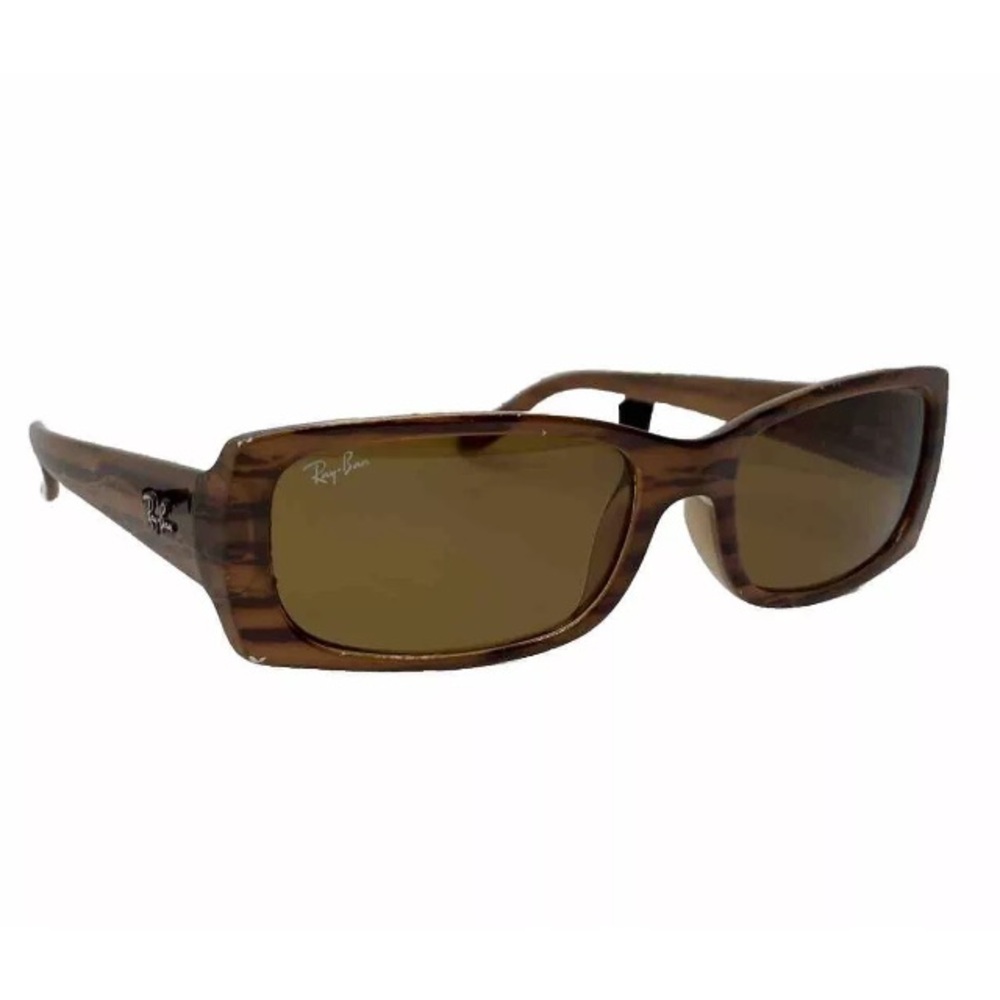 Ray-Ban Italy RB 4067 689 Brown Frame Plastic Sunglasses Brown Lenses Case Cloth - Picture 14 of 14